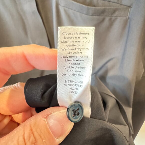 Athleta Urbanite Button Down Top in Black - Picture 5 of 7